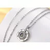 Collier avec inscription \"I Love You\" en 100 langues différentes