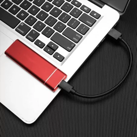 Rouge 4 To-Xiaomi-Disque dur externe SSD portable haute vitesse