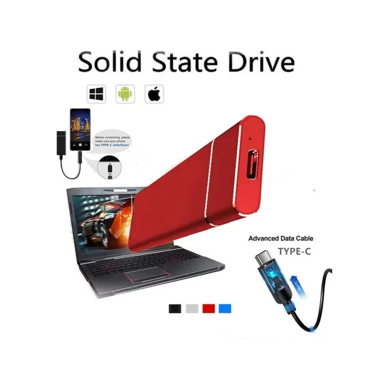 Disque SSD externe 1TO USB-C 3.1 ultra-portable – Computech Mali