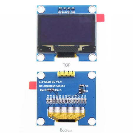 Écran OLED I2C - 1,3 pouces