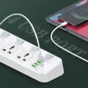 LDNIO SC4408 POWER STRIP 4 UNIVERSAL SOCKET WITH 4 USB OUTPUT 3.4A 2500W