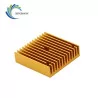 3D printer extruder accessories MK7 / MK8 gold heat sink 40 * 40 * 10