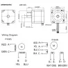 NEMA34 JK86HS78-5504 5.5A 4.6NM 1.8°