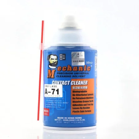 CONTACT CLEANER MECHANIC A71 300ML QUICK-DRYING TYPE ORIGINAL 70128