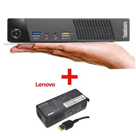 Mini PC Lenovo ThinkCentre M73 cel 4eme 4G 500G + chargeur (Occasion kaba A++ comme neuf)