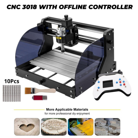 CNC 3018 Pro CNC 3018 300×180×45mm CNC Machine GRBL Control with Offline