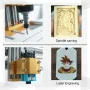 CNC 3040 Engraving Machine 500W Spindle Metal Milling Lathe PCB +80W Laser in option Carving Cutting Machine Woodworking Router