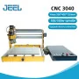 CNC 3040 Engraving Machine 500W Spindle Metal Milling Lathe PCB +80W Laser in option Carving Cutting Machine Woodworking Router