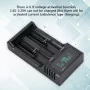 chargeur de batterie LiitoKala LII-S 2 DC 5V2A chargeur de batterie intelligent double emplacement