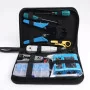 Kit d'outils de maintenance de réparation de câbles réseau 11 dans 1 -blue-