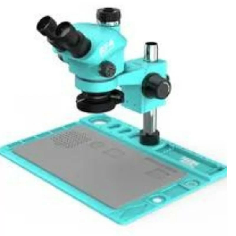 Microscope trinoculaire RF4 7050TVD2 à Zoom 7-50x, stéréo, téléphone  portable, carte mère, réparation de puces IC