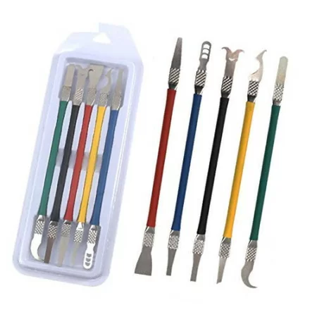 OPENING TOOLS 5IN1 CPU IC Electronic Components Degumming Crowbar Tools Kit SW-103