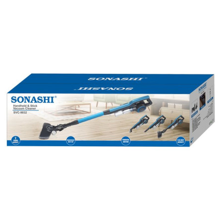 Sonashi Aspirateur balai à main 0,9 L 600 W SVC-9032 Bleu