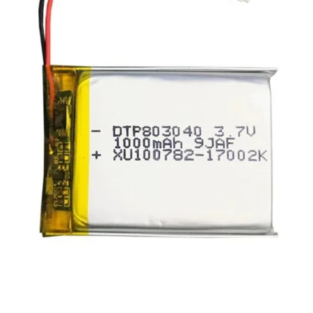 LITHIUM iON BATTERY 1000MAH 3.7V (51x34mm)