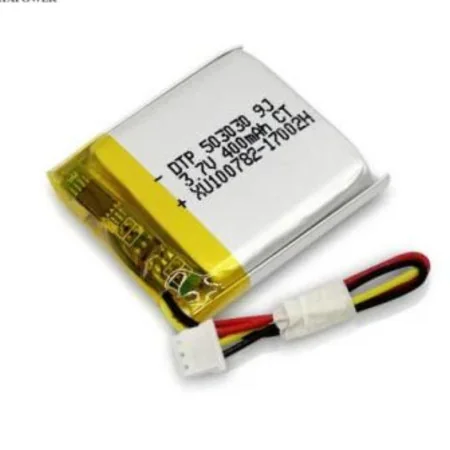 LITHIUM iON BATTERY 400MAH 3.7V (25x25mm)