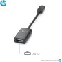 HP USB-C (TYPE C) to USB 3.0 Adapter, black