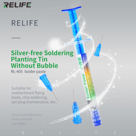 RELIFE RL-405 138 degrees Solder paste for high-end motherboard repair