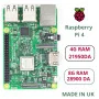 Raspberry Pi 4 Model B 2019 Quad Core 64 Bit Cortex-A72 WiFi Bluetooth 4G/8G