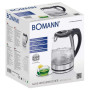 BOUILLOIRE ÉLECTRIQUE EN VERRE BOMANN 1,7 L- 2200 W- WKS-6032-