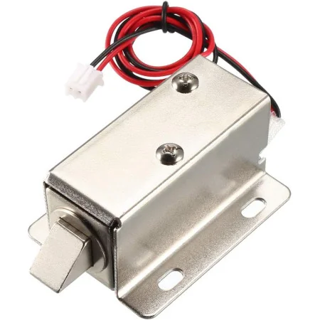 Cabinet Door Lock DC, Electromagnetic Solenoid 12V 1.1A 11.4mm