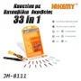 Kit Tournevis de Prcision JAKEMY JM-8111 33 en 1, Mini Outils de Rparation Pour Tlphone, Informatique, Tablette