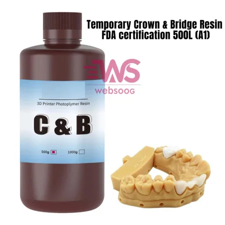 Temporary Crown & Bridge Resin FDA certification 500g (A1), (A2)