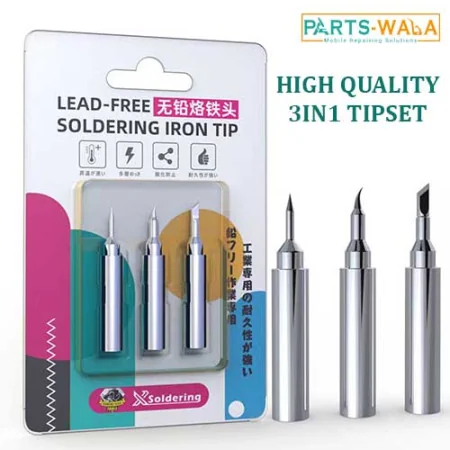 High Quality Xsoldering 3in1 Tip set 900M Straight, Curve and Knife