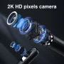 Endoscope Camera for Dual Lens Inspection Camera WiFi Industrail Piping Endoscopic for IOS/ Adroid 2560x1440 7.9mm 5M/10M