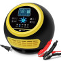 Chargeur Automatique E-FAST TK-1500 avec Écran Tactile - Pour Batteries Lithium, LiFePO4, AGM, GEL, Plomb-Acide / Jaune