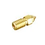 Creality Spare Parts High-Speed M6 Nozzle M6 x d0.4 x 16.8, Brass H59, Natural Color