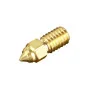 Creality Spare Parts High-Speed M6 Nozzle M6 x d0.4 x 16.8, Brass H59, Natural Color