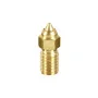 Creality Spare Parts High-Speed M6 Nozzle M6 x d0.4 x 16.8, Brass H59, Natural Color