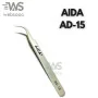 Pince à Épiler "TWEEZER" AIDA AD-15, AD-11 - Acier Inoxydable, Antistatique, Haute Précision, Ergonomique