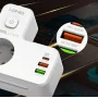 Multiprise LDNIO(siyoteam) SE2337 - 2 Prises EU avec Adaptateur USB, 1 Port USB-C PD, et Lampe de Nuit LED