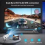 Projecteur "Datashow" Intelligent 4K Android Wifi – Mini LED Home Cinéma Écran 130” pour Téléphone, PC, HDMI USB