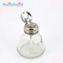 150ML Glass Empty Alcohol Bottle Press Type Splash Proof Corrosion Resistant Glass Solution Dispenser Glue Cleaning Tool