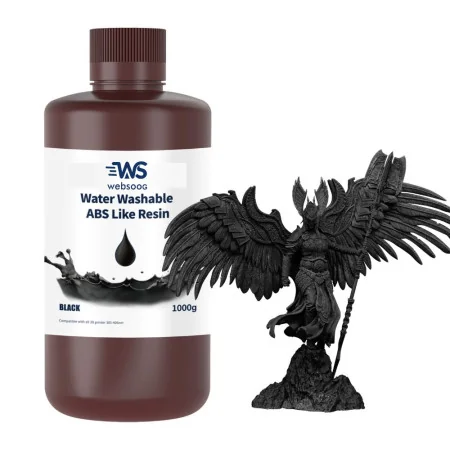 Water Washable ABS Like Resin 1000ml White/Black/Grey