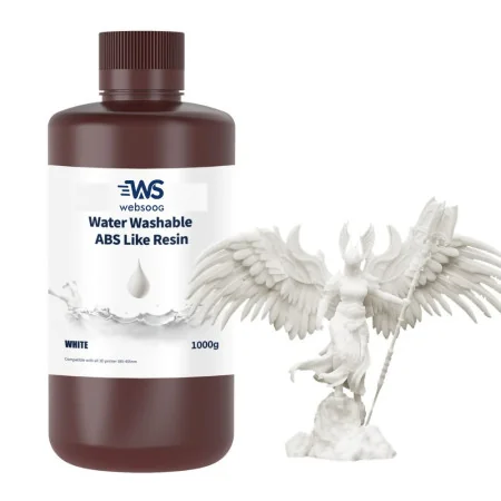 Water Washable ABS Like Resin 1000ml White/Black/Grey