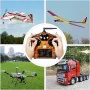 Radiolink AT10II 12 Channels RC Transmitter and Receiver R12DS 2.4GHz Radio Remote, Voltage Telemetry for RC Airplane