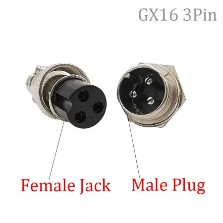 Output Connector 3 (GX16) Male / FEMALE