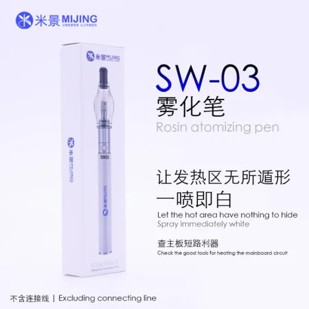 Stylo Atomiseur de Colophane Mijing SW03 pour Réparation de Cartes Mères et Soudure Précise des Composants Électroniques.