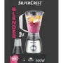 Blender Électrique SilverCrest + Moulin 2-en-1 500W - 1.5L - Modèle BL1055LD - Noir et Argent