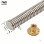 10mm Acme threaded Rod trapezoidal Lead screw+T10 Nut