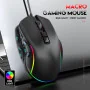 Souris Gamer Weibo X9 Design Ergonomique, 7 Boutons Programmables, Rétroéclairage LED RGB, Haute Précision 7200DPI, USB Gaming