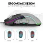 Souris Gamer Weibo X9 Design Ergonomique, 7 Boutons Programmables, Rétroéclairage LED RGB, Haute Précision 7200DPI, USB Gaming