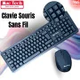 Combo Clavie Souris Sans Fil MT-DUO725 Machtech