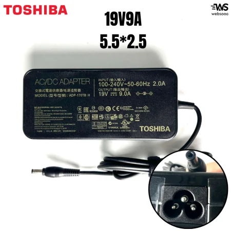 Chargeur TOSHIBA 19V9A 5.5*2.5