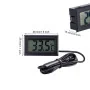 Digital LCD car fridge lncubator fish tank meter gauge thermometer with 1m cable