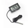 Digital LCD car fridge lncubator fish tank meter gauge thermometer with 1m cable