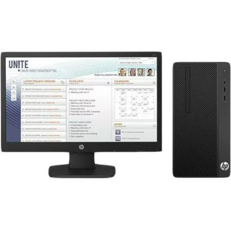 PC HP PRO 290 G1 INTEL CORE I3-7100 3.90GHZ DRR4 4GB HDD 500 GB FREE DOS ECRAN 18.5'